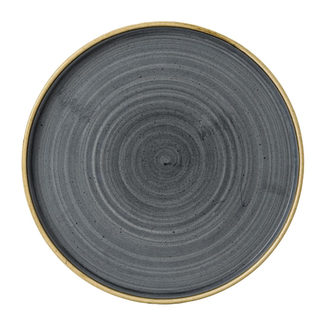 FJ913 Stonecast Blueberry Walled Plate 8 1/4 " (Box 6)