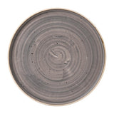 FJ919 Stonecast Peppercorn Grey Walled Plate 6 1/8 " (Box 6)