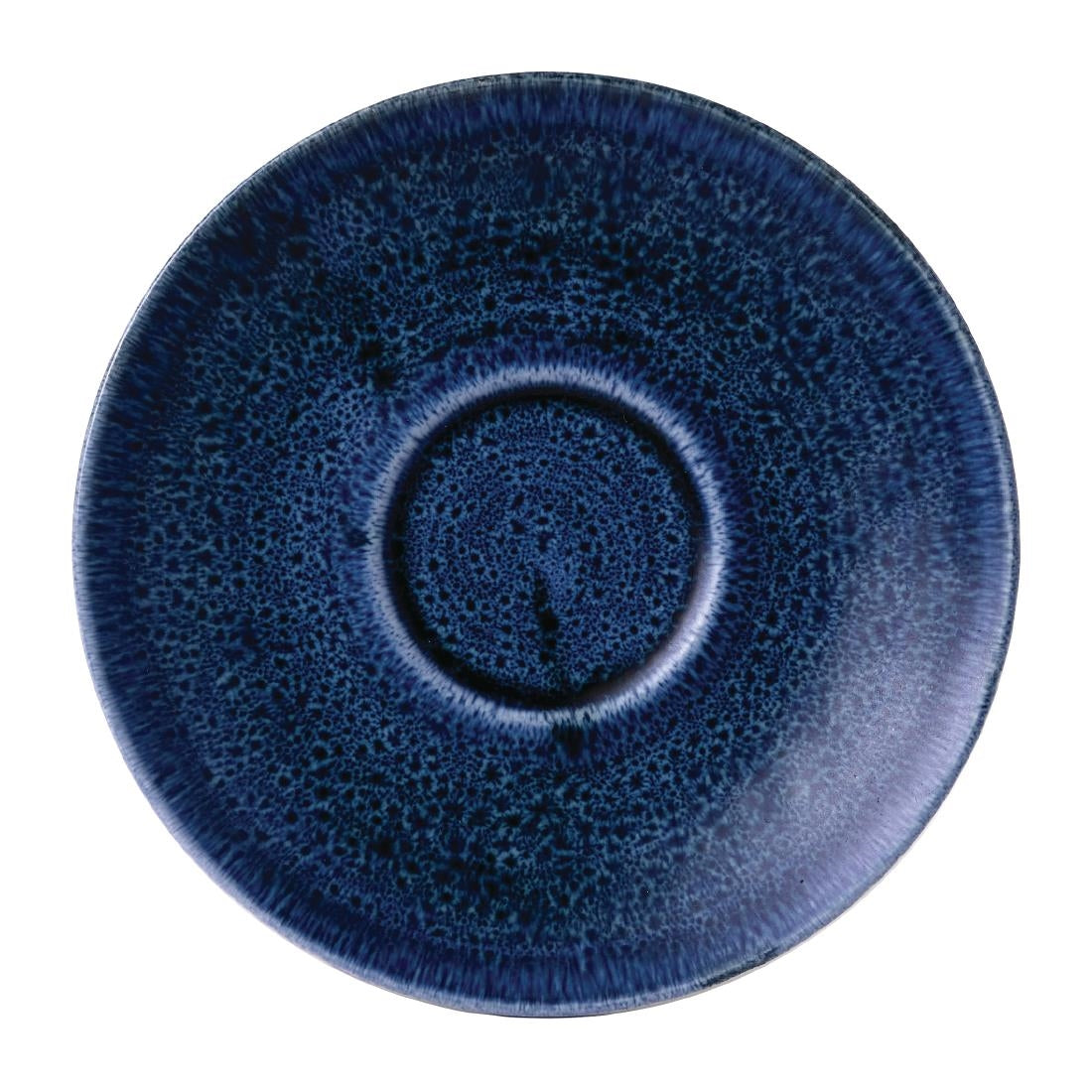 FJ958 Stonecast Plume Ultramarine Espresso Saucer 4 1/2 " (Pack of 12)