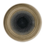 FJ962 Stonecast Aqueous Bayou Walled Plate 8 1/4 " (Box 6)