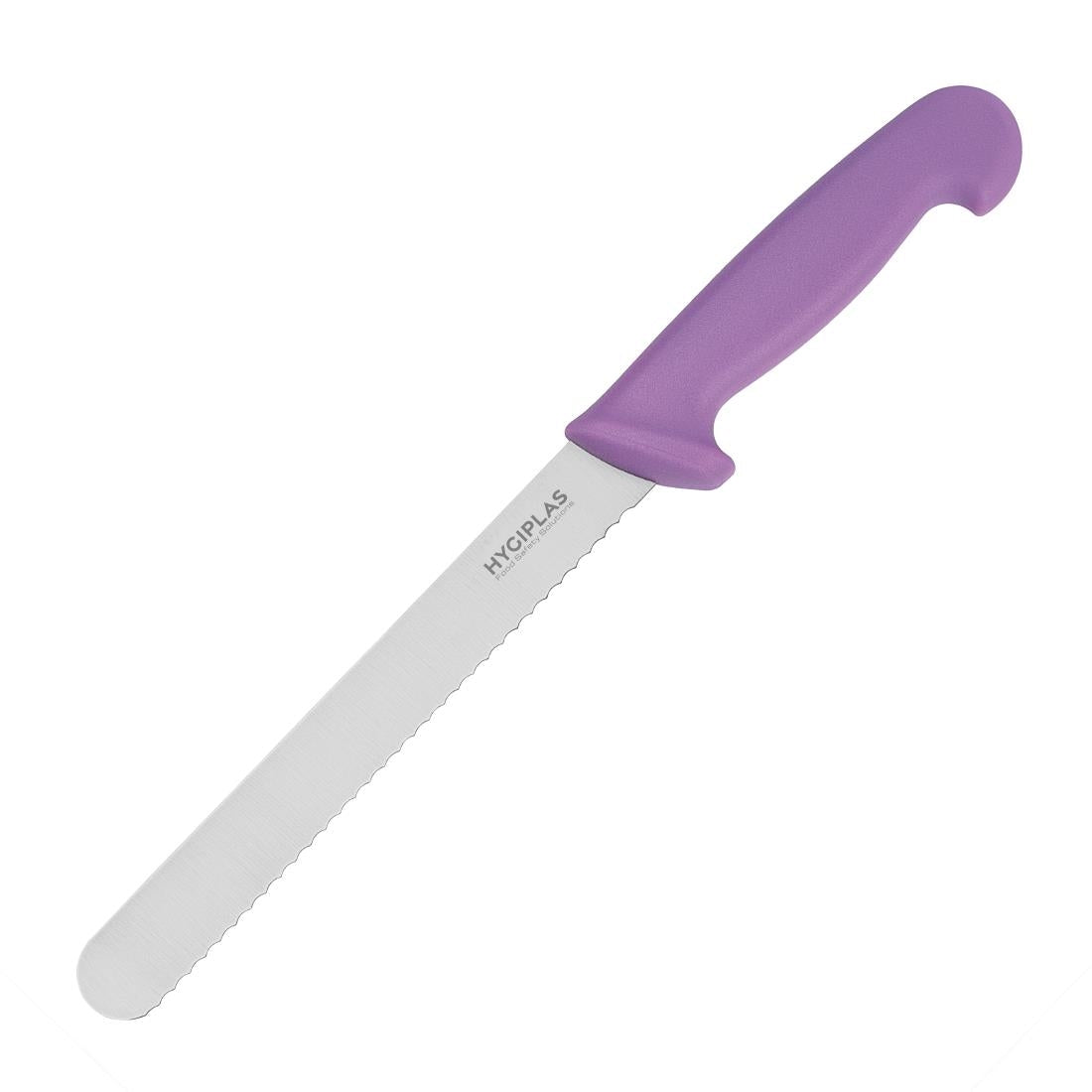 FP731 Hygiplas Bread Knife Purple - 8" Blade length: 8" FP731