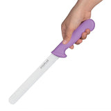 FP731 Hygiplas Bread Knife Purple - 8" Blade length: 8" FP731