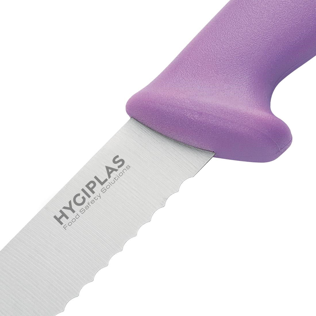 FP731 Hygiplas Bread Knife Purple - 8" Blade length: 8" FP731