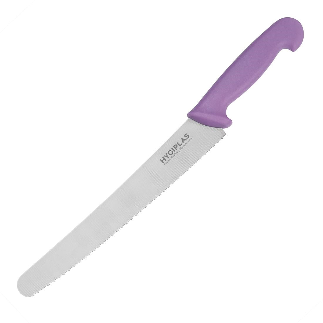 FP733 Hygiplas Serrated Pastry Knife Purple - 10"