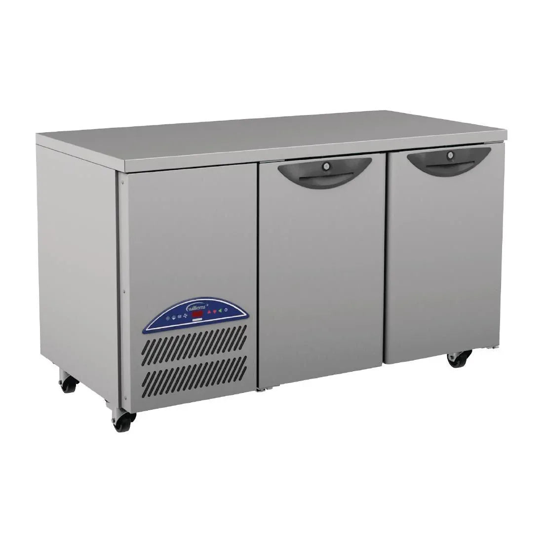 Williams Opal 2 Door 374Ltr Counter Fridge HO2U-SS - JD Catering Equipment Solutions Ltd