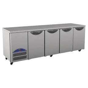 Williams Opal 4 Door 715Ltr Counter Fridge HO4U-SS - JD Catering Equipment Solutions Ltd
