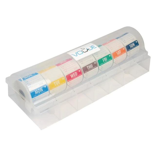 GH475 Dissolvable Colour Coded Food Labels with 2" Dispenser - JD Catering Equipment Solutions Ltd