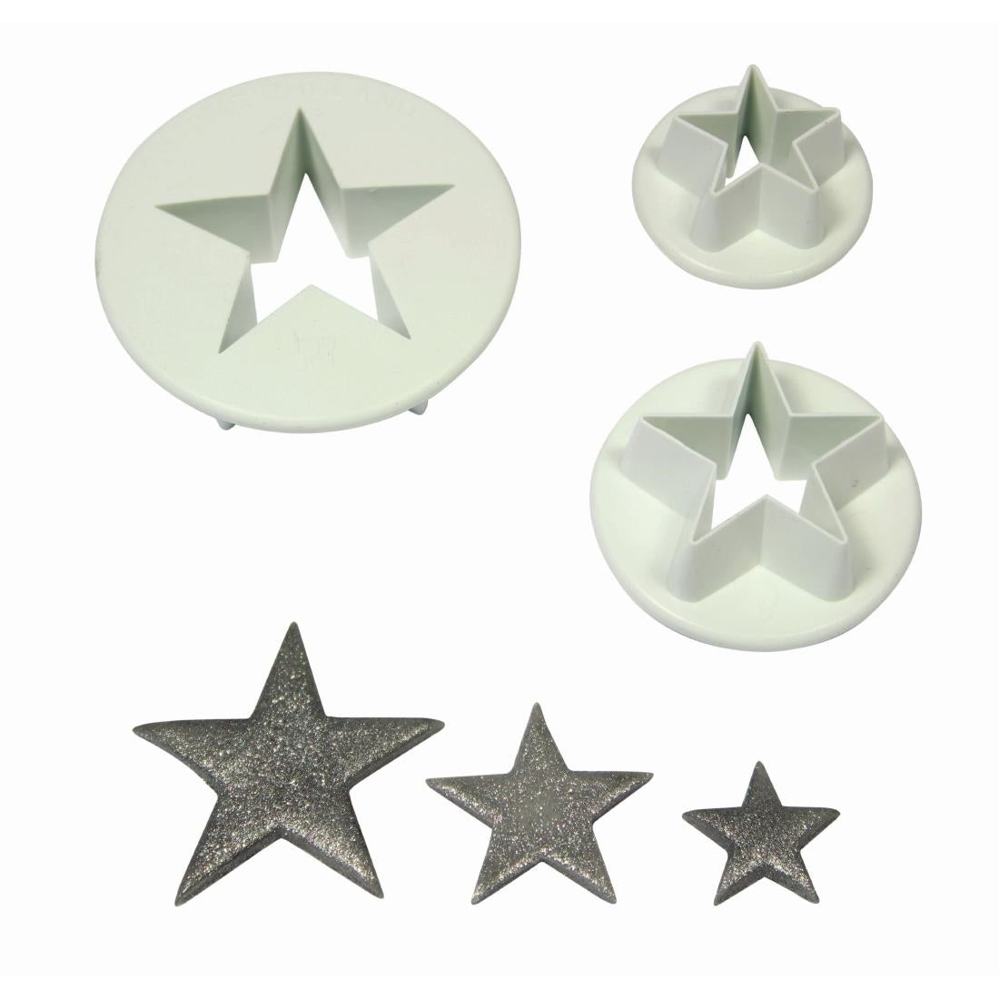 GL238 PME Star Pastry Cutters (Pack of 3)