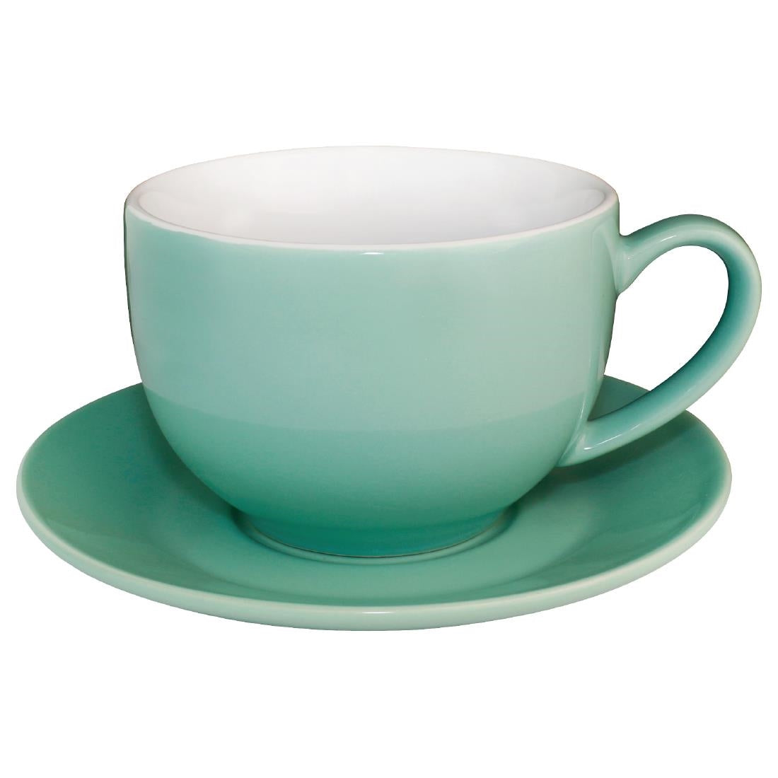 GL461 Olympia Cafe Cappuccino Cups Aqua 340ml (Pack of 12)