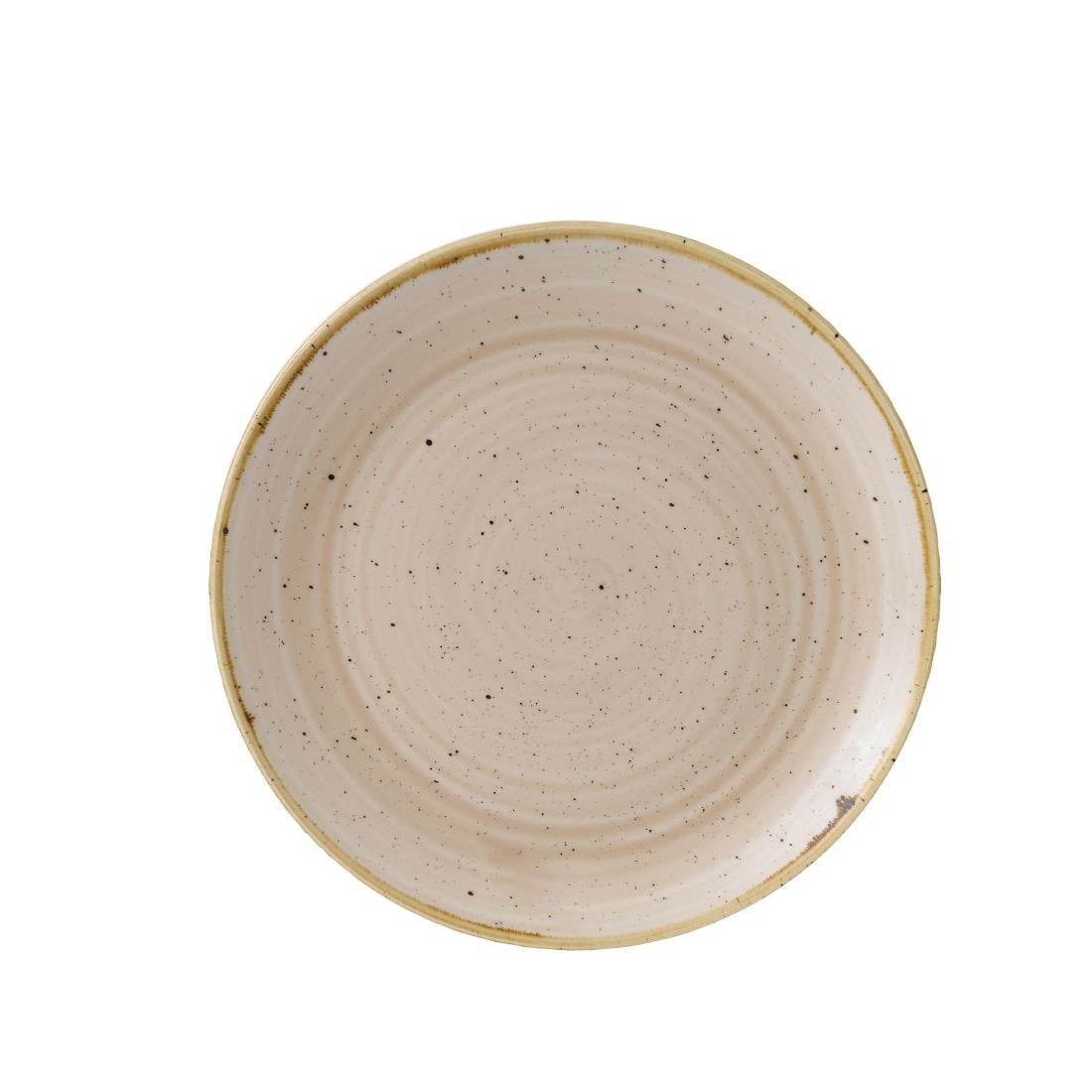 GR936 ChurchillStonecast Coupe Plate Nutmeg Cream 217mm (Pack of 12)