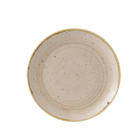 GR936 ChurchillStonecast Coupe Plate Nutmeg Cream 217mm (Pack of 12) - JD Catering Equipment Solutions Ltd