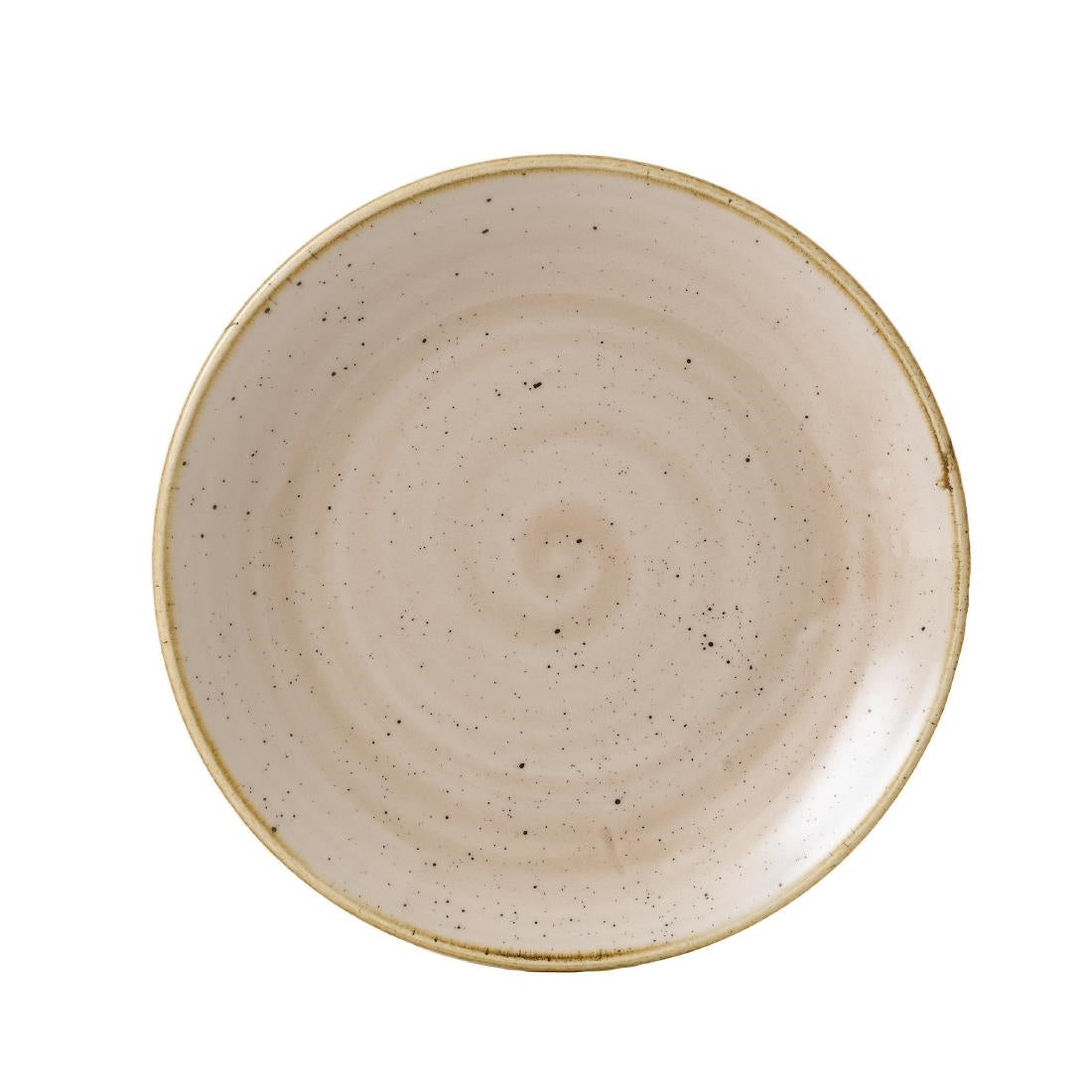 ChurchillÃ‚ Stonecast Coupe Plate Nutmeg Cream 165mm (Pack of 12)