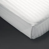 GT847 Mitre Comfort Satin Flat Sheet White King Size - JD Catering Equipment Solutions Ltd