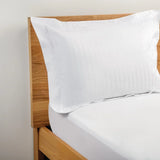 HB603 Mitre Comfort Satin Oxford Pillowcase White (2 Pack) - JD Catering Equipment Solutions Ltd