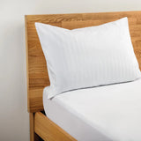 HB945 Mitre Comfort Satin Extra Long Pillowcase White (2 pack) - JD Catering Equipment Solutions Ltd