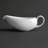 GT932 Royal Porcelain Classic White Gravy Boat 380ml (Pack of 2)