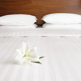 HB605 Mitre Comfort Satin Oxford Pillowcase Oatmeal - JD Catering Equipment Solutions Ltd