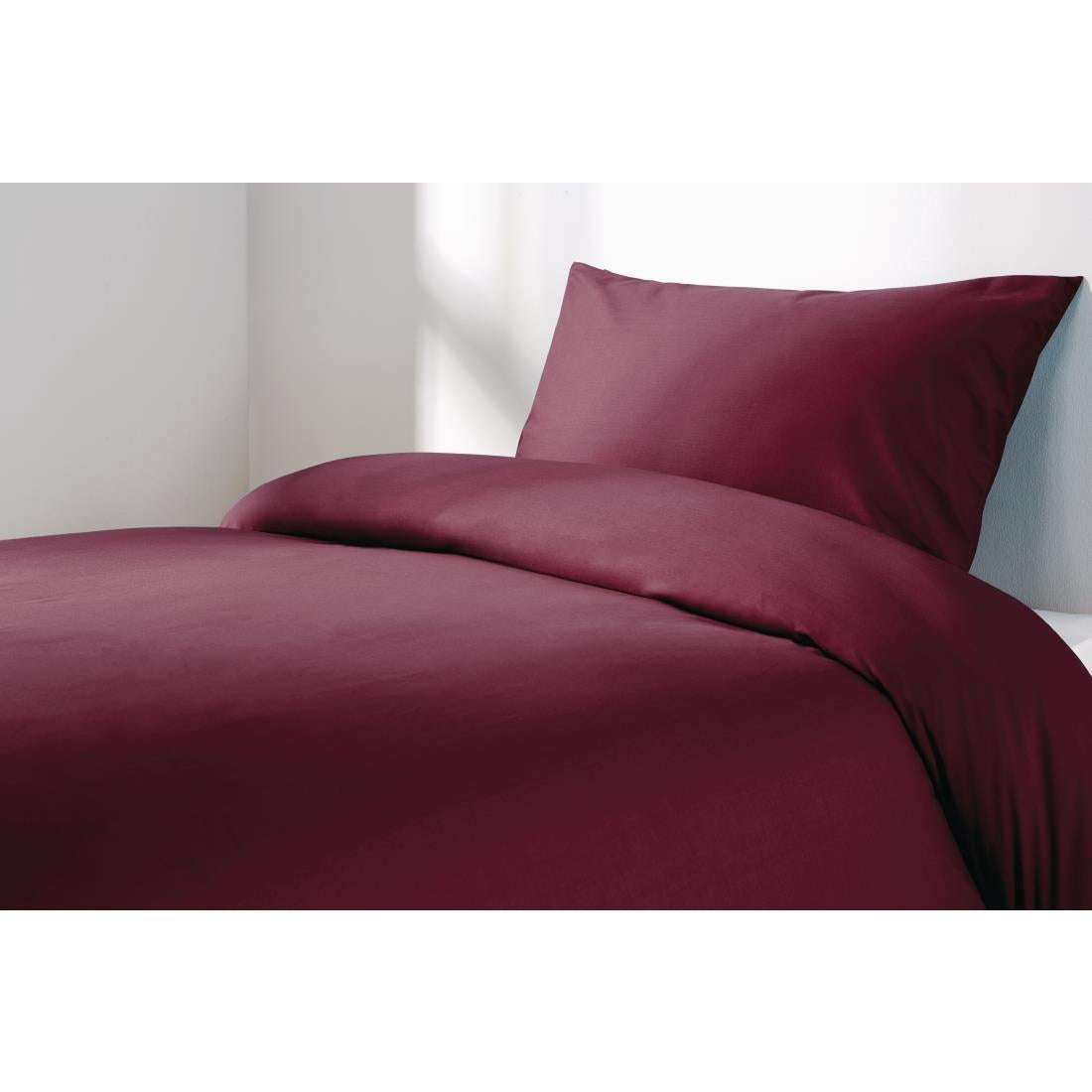 GU237 Mitre Essentials Spectrum Fitted Sheet Claret Bunk