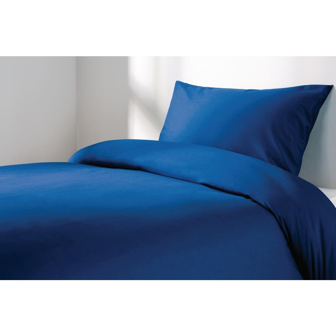 GU281 Mitre Essentials Spectrum Kick Pleat Valance Indigo Single
