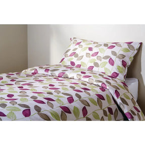 GU366 Mitre Essentials Florence Leaf Duvet Cover Damson - JD Catering Equipment Solutions Ltd