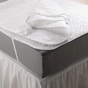GU562 Mitre Essentials Quilted Polyproplene Mattress Protector Single Zip Link Right - JD Catering Equipment Solutions Ltd