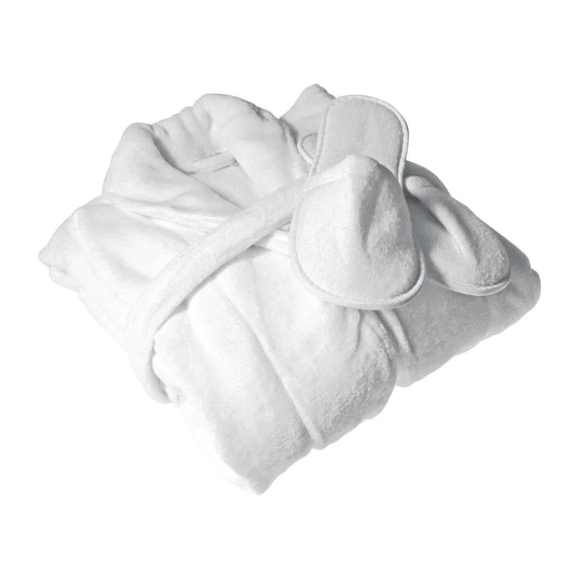 HB542 Mitre Comfort Vienna Bathrobe and Slipper Set Small-Medium - JD Catering Equipment Solutions Ltd