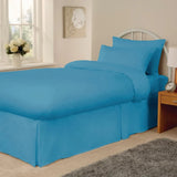 HB672 Mitre Essentials Spectrum Valances Kick Pleat Turquoise Single - JD Catering Equipment Solutions Ltd