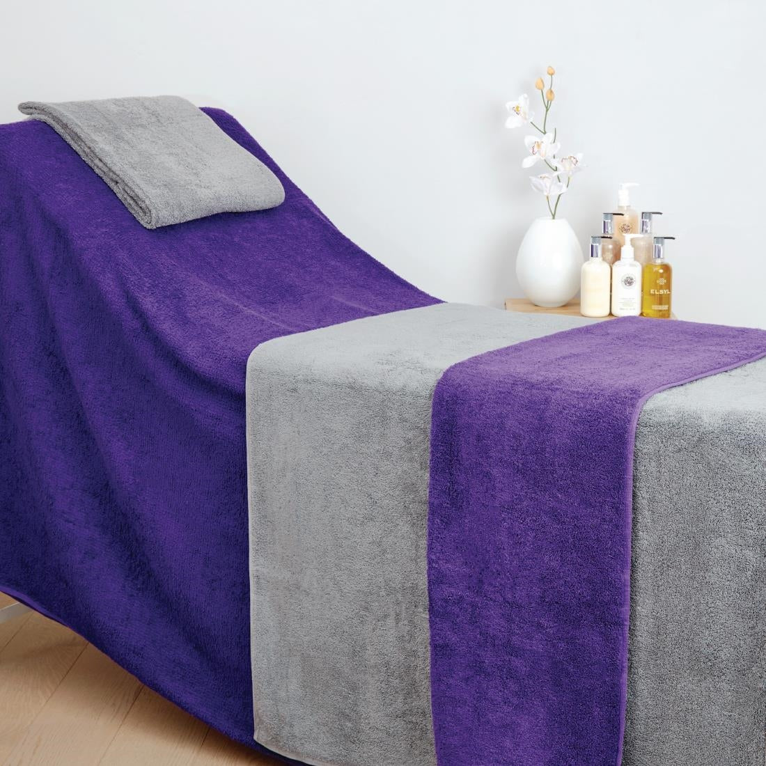 HB730 Mitre Comfort Enigma Massage Couch Cover Purple