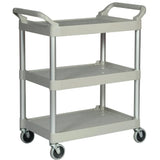 J859 Rubbermaid Compact Utility Trolley Platinum - JD Catering Equipment Solutions Ltd