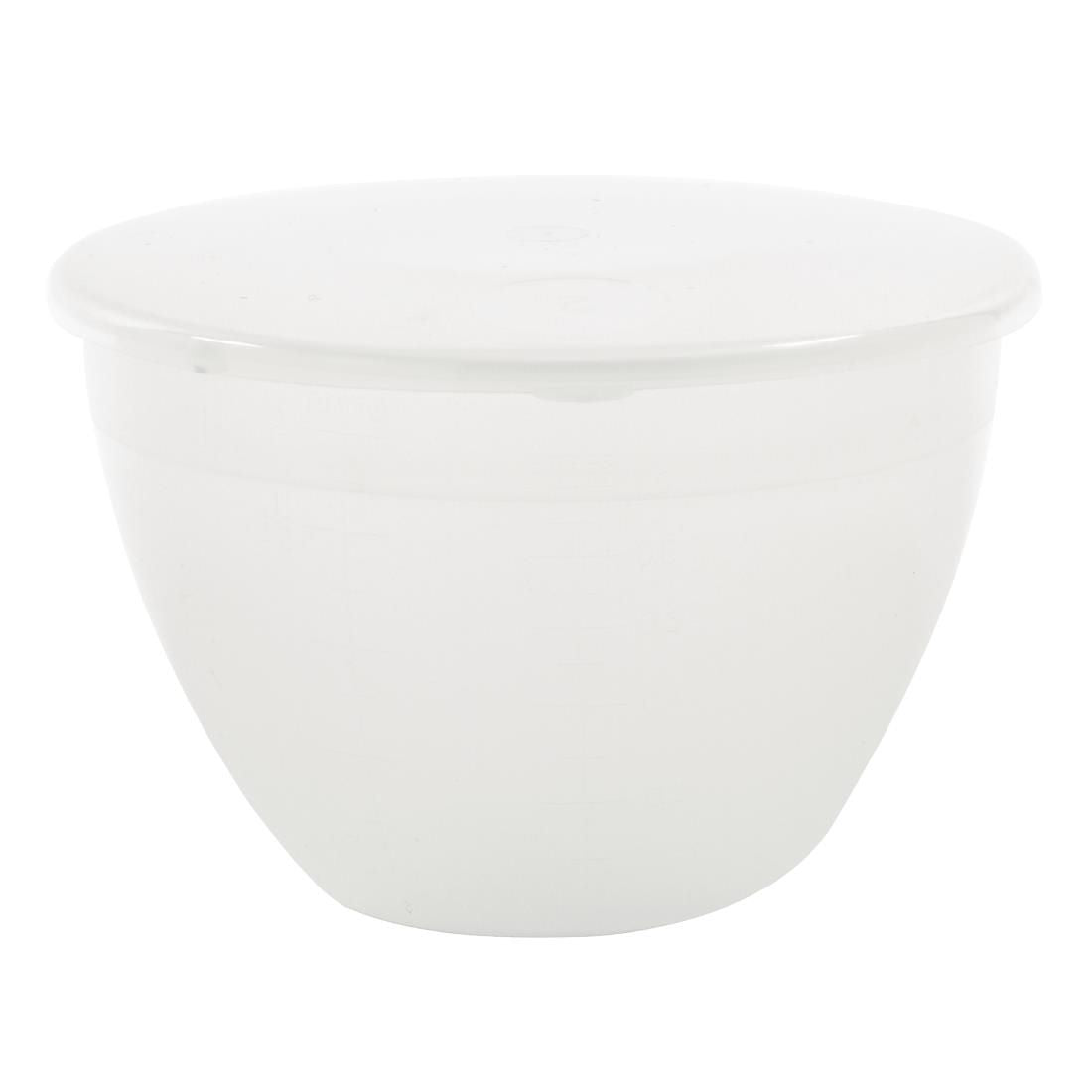 Y837 Kitchen Craft Polypropylene Pudding Basins 140ml (Pack of 12)