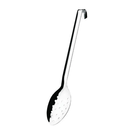 L671 Vogue Perforated Spoon with Hook 14" - JD Catering Equipment Solutions Ltd