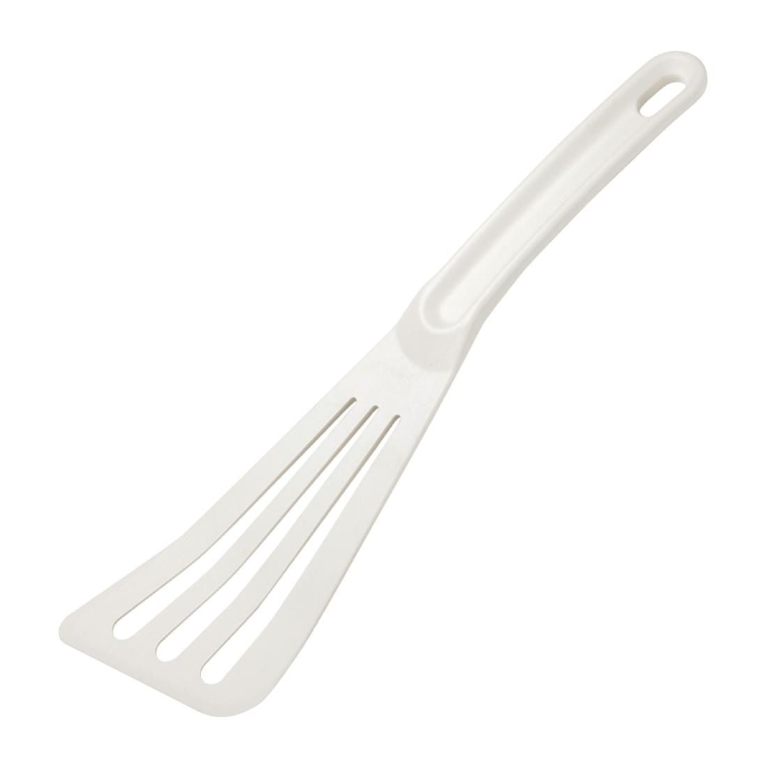 Mercer Culinary Hells Tools Slotted Spatula White 12"