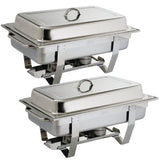S300 Olympia Milan Chafing Set 1/1 GN (2 pack) - JD Catering Equipment Solutions Ltd