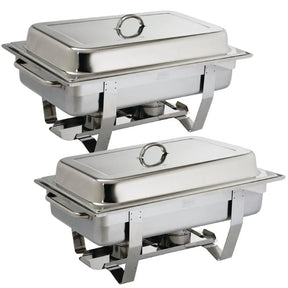 S300 Olympia Milan Chafing Set 1/1 GN (2 pack) - JD Catering Equipment Solutions Ltd