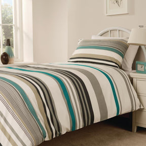 HD150 Mitre Essentials Madison Bedding Set Teal Small Double - JD Catering Equipment Solutions Ltd