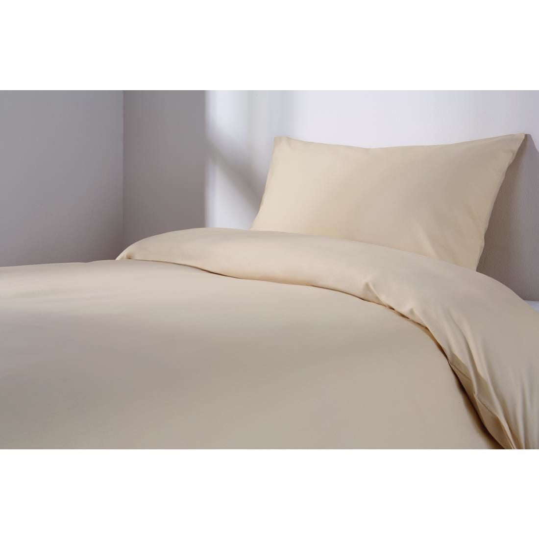 GU165 Mitre Essentials Spectrum Kick Pleat Valance Oatmeal Metric Single