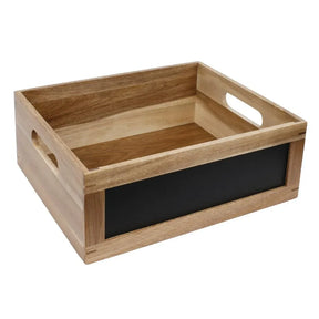CL191 Olympia Bread Crate with Chalkboard 1/2 GN - JD Catering Equipment Solutions Ltd