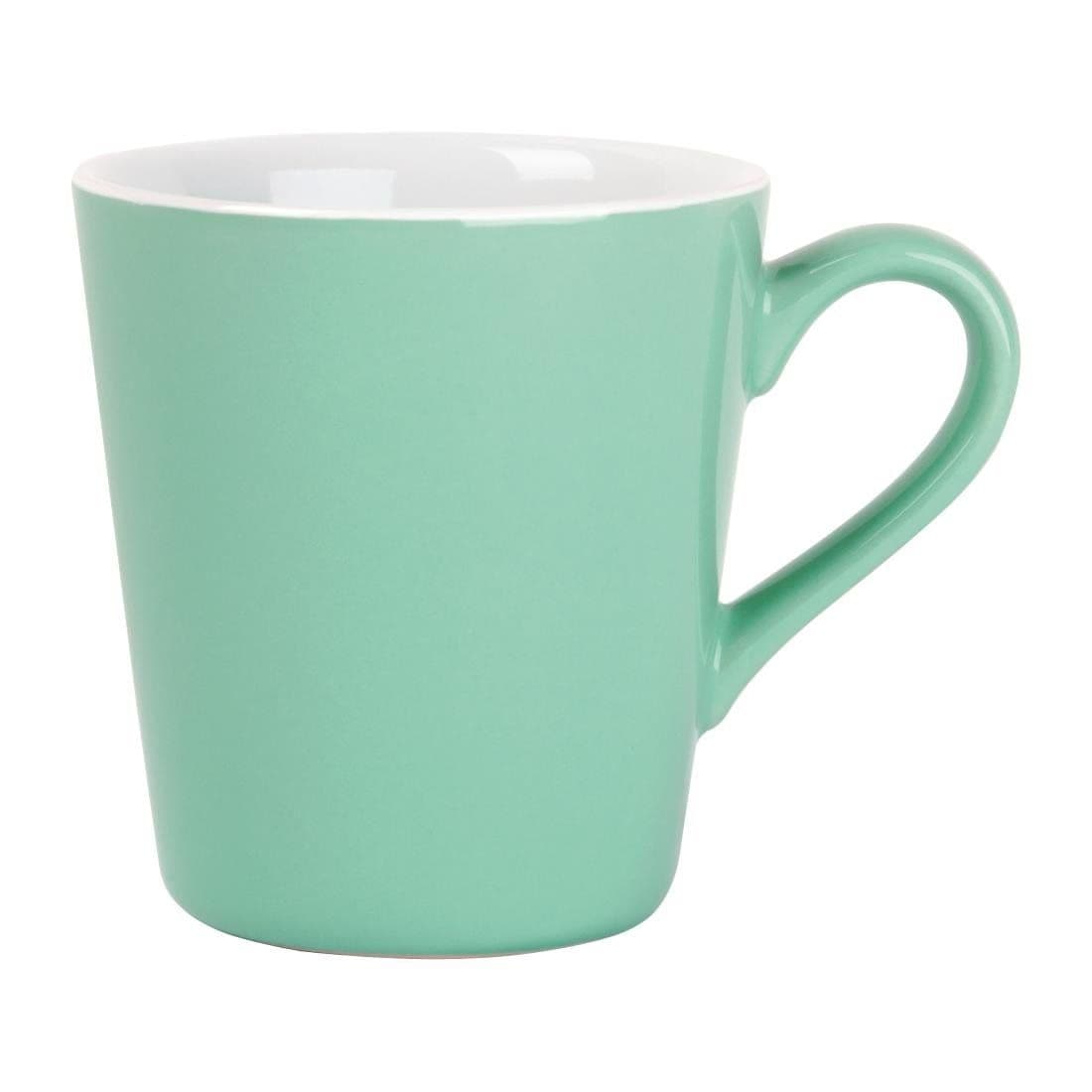 FF993 Olympia Cafe Flat White Cups Aqua 170ml (Pack of 12)
