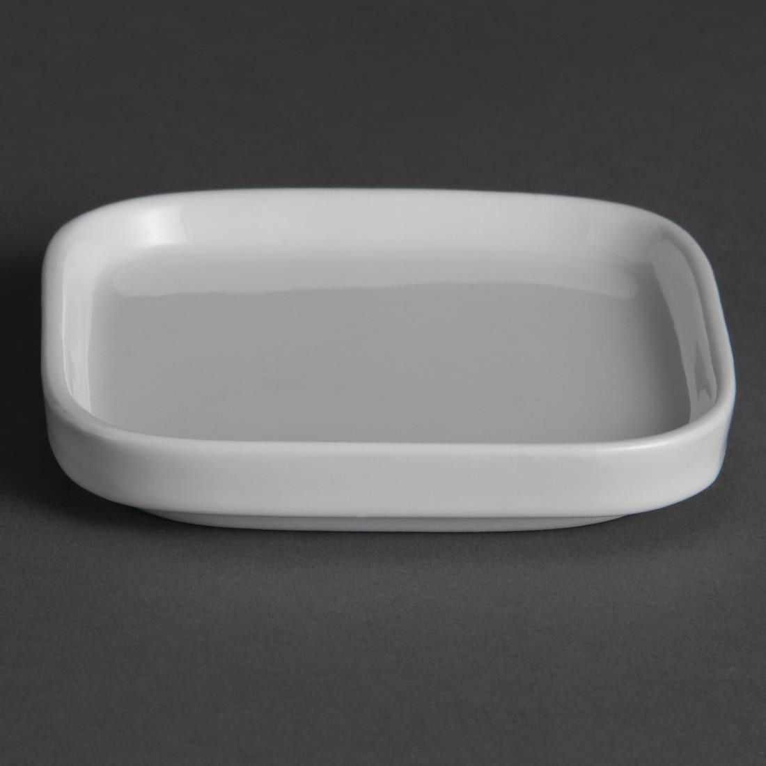 Y140 Olympia Flat Miniature Dishes 93mm (Pack of 12)