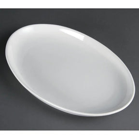 CC891 Olympia French Deep Oval Plates 365mm (Pack of 2) - JD Catering Equipment Solutions Ltd