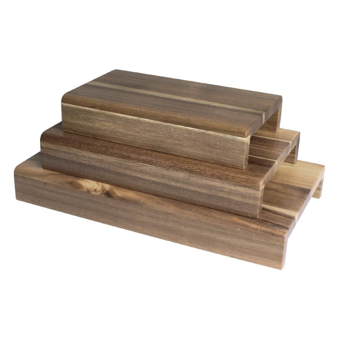 CP697 Olympia FSC Acacia Wood Riser Set (Pack of 3)