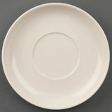 U113 Olympia Ivory Cappuccino Saucers (Pack of 12) - JD Catering Equipment Solutions Ltd