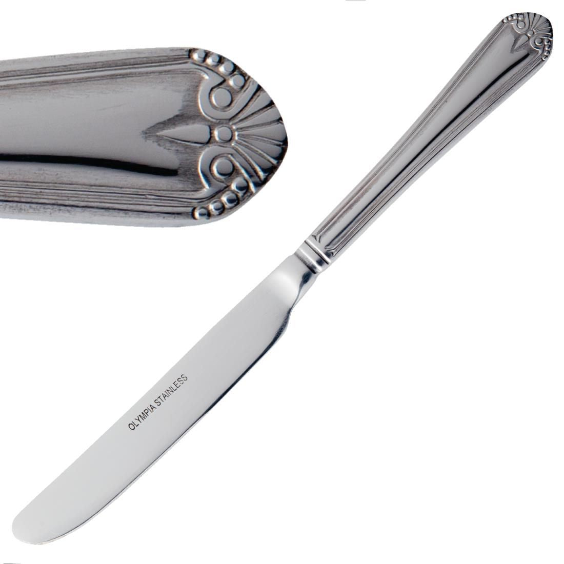 C148 Olympia Jesmond Dessert Knife (Pack of 12)