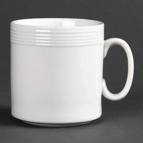 U088 Olympia Linear Mugs 220ml 8oz (Pack of 12) - JD Catering Equipment Solutions Ltd