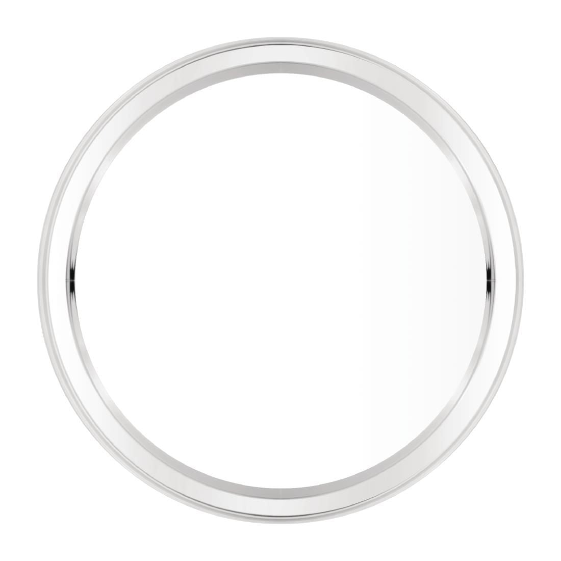 J828 Olympia Stainless Steel Round Service Tray 305mm