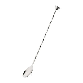 K474 Olympia Twisted Bar Spoon with Disc End - JD Catering Equipment Solutions Ltd