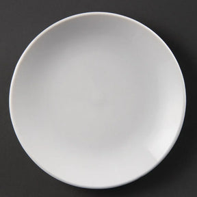 U075 Olympia Whiteware Coupe Plates 150mm (Pack of 12) - JD Catering Equipment Solutions Ltd