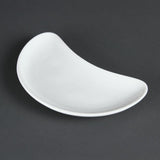 C231 Olympia Whiteware Crescent Salad Plates 200mm (Pack of 12)