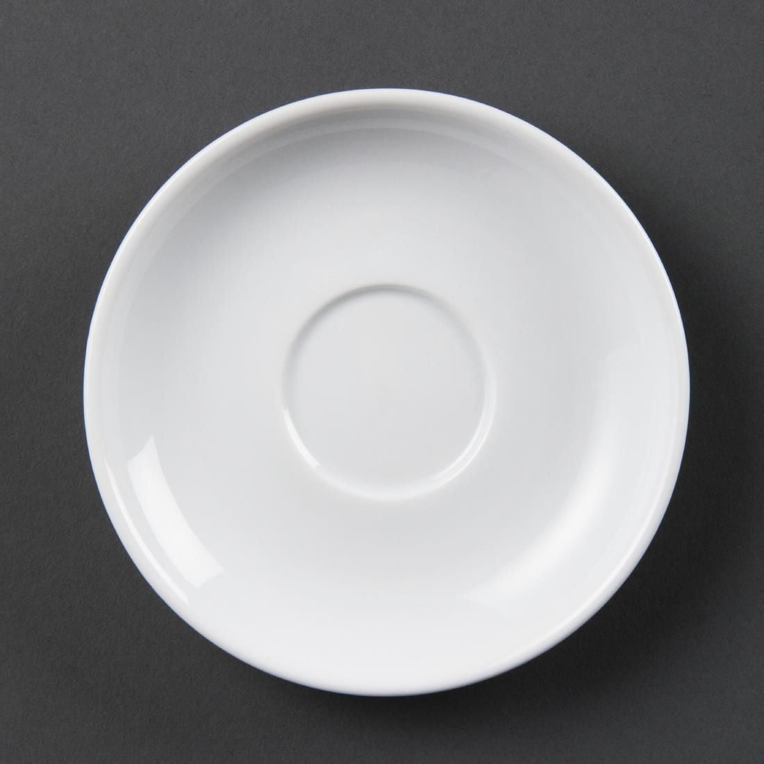 CB465 Olympia Whiteware Espresso Saucers (Pack of 12)