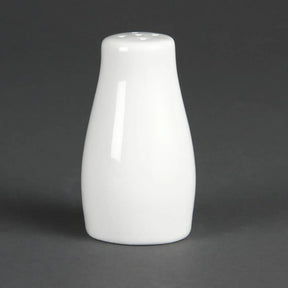C214 Olympia Whiteware Pepper Shakers 90mm (Pack of 12) - JD Catering Equipment Solutions Ltd